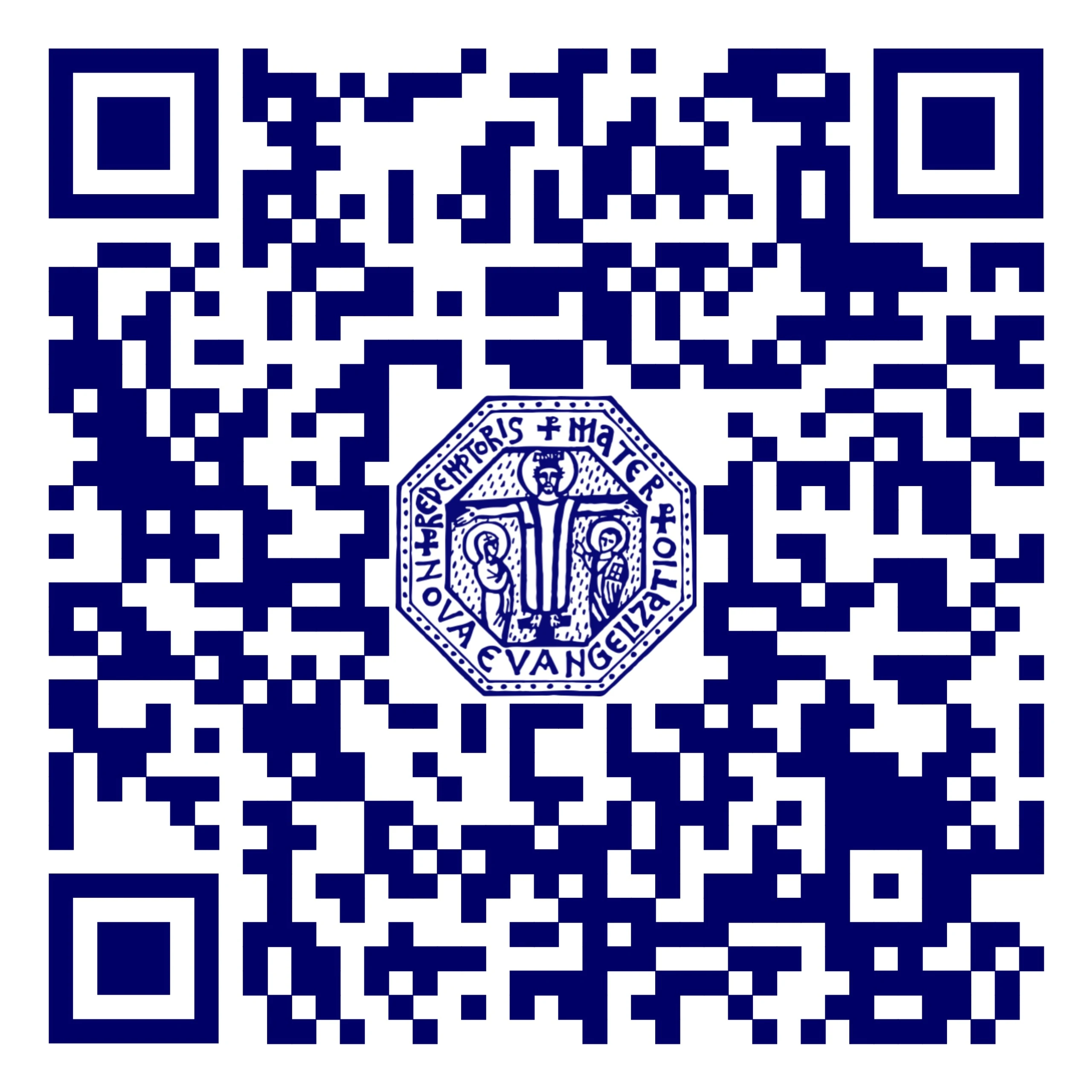 Código QR para donar al Seminario Redemptoris Mater