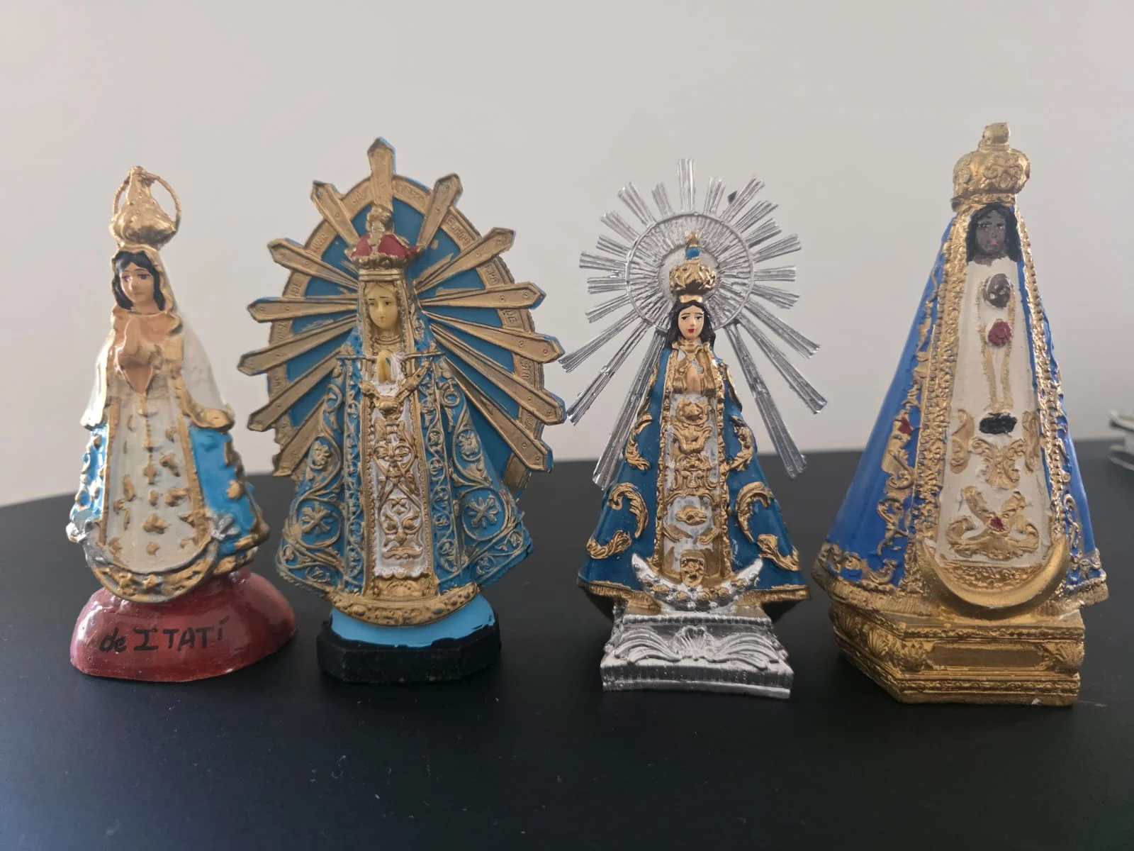 Virgencitas peregrinas de las cuatro advocaciones: Nuestra Señora del Valle, Itatí, Salta y Luján